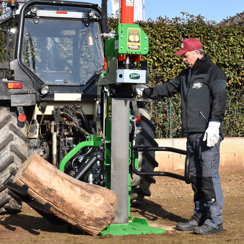 THOR Farmer Diavolik Log Splitter | Vertical Log Splitter for Agricultural and Industrial Use