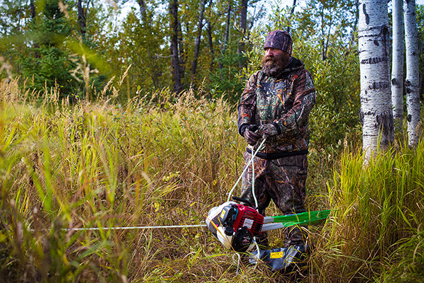 Recupero di un animale da caccia con verricello PCW3000.