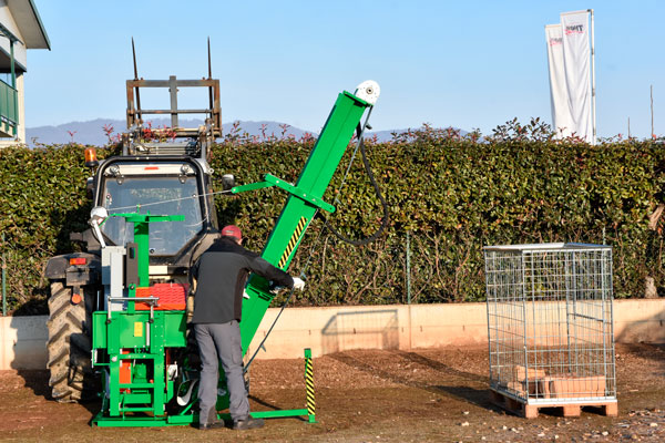 Tandem Thor Italy - posizionamento macchina per lavoro