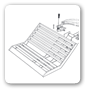 Hydraulic side hoist log splitter