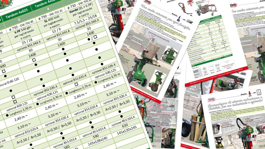 Saw benches catalogues